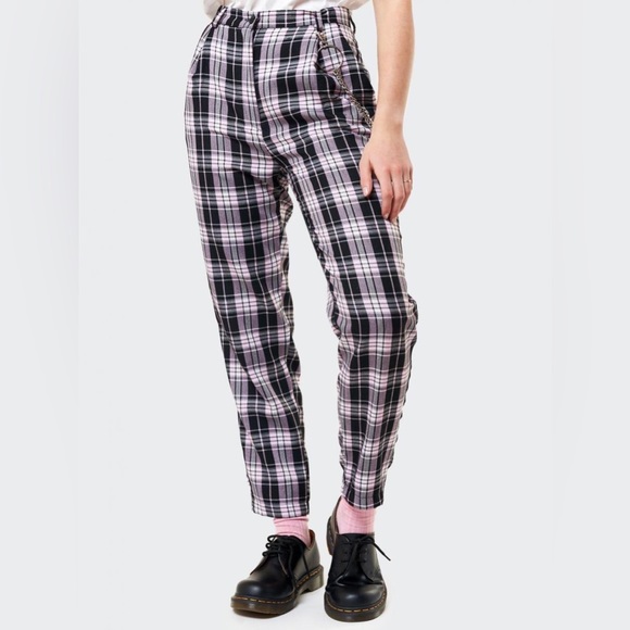 Minga London Womens Emma Plaid Pants - Picture 4 of 5